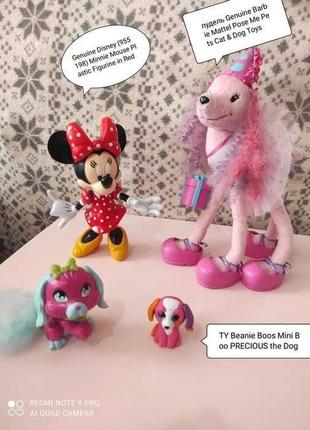 Мікі мики маус genuine disney minnie mouse plastic пудель genuine ty
genuine disney