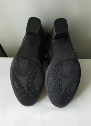 Женские кожаные ботинки rieker, р.38 (24.5см).8 фото