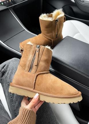 Уггі угги угг ugg zip mini chestnut