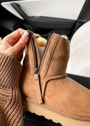 Уггі угги угг ugg zip mini chestnut10 фото