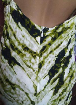 Длинное платье с принтом абстракции на бретелях от primark8 фото