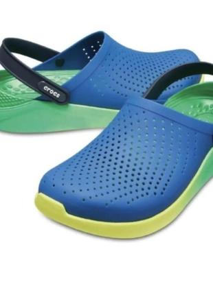 Крокси crocs literide clog blue/ green