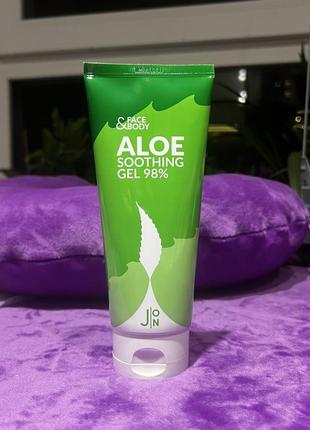 Гель універсальний для обличчя та тіла з алое - j:on face & body aloe soothing gel 98%,