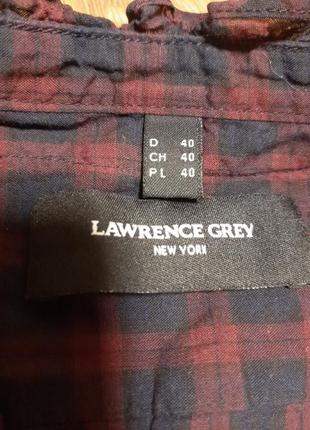 Блузка в синьо-бордову клітинку lawrence grey ny5 фото