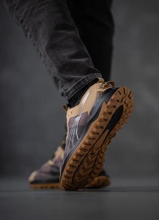 Мужские кроссовки puma voyage nitro gtx running trail shoes brown коричневые9 фото