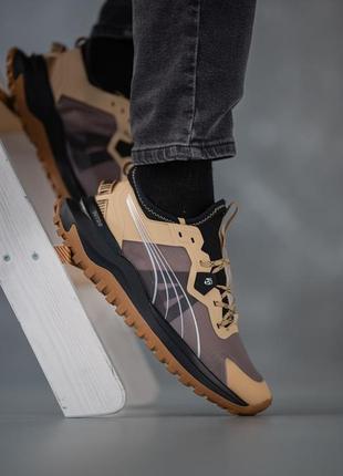Мужские кроссовки puma voyage nitro gtx running trail shoes brown коричневые2 фото