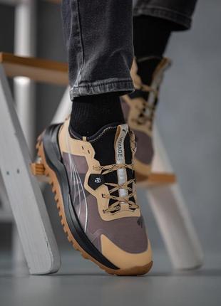 Мужские кроссовки puma voyage nitro gtx running trail shoes brown коричневые4 фото