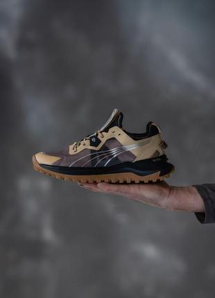 Мужские кроссовки puma voyage nitro gtx running trail shoes brown коричневые3 фото