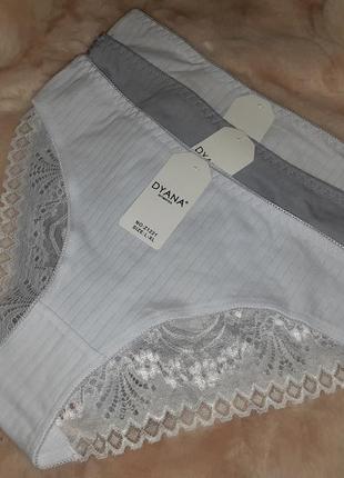 Набір із трьох трусиків жіночі сліпи хіпстери dyana мережевні гіпюрові спідня білизна нижня білизна