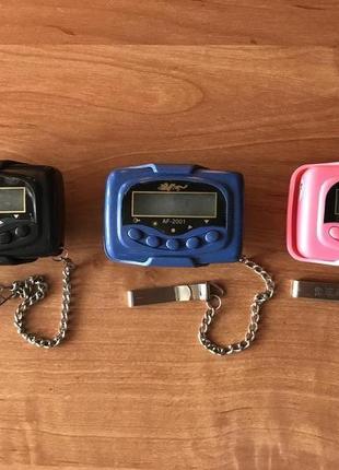 Новые ! часы будильник на ремень с фонариком пейджер