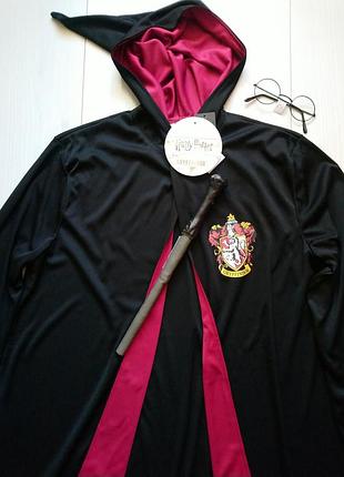Карнавальний костюм гаррі поттер harry potter griffindor з чарівною паличкою і окулярами
