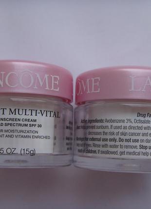 Lancome bienfait multi-vital spf 30 — зволожувальний денний крем - знижка!
