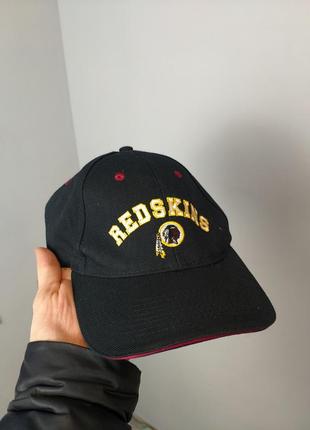 Redskins nfl кепка черная мужская на липучке one size с вышивкой бейсболка buffalo