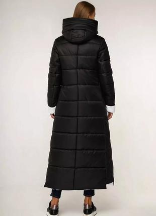 Жіноче довге пальто пуховик великі розміри 44-58 розміри різні кольори3 фото