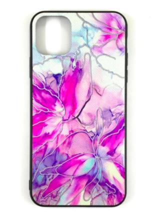 Чехол marble uv для meizu m6 note- розовый