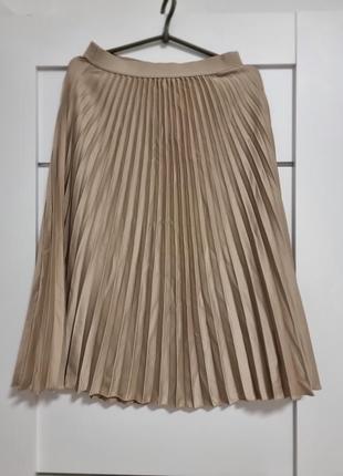 Нарядная плиссированная юбка h&m, новая1 фото