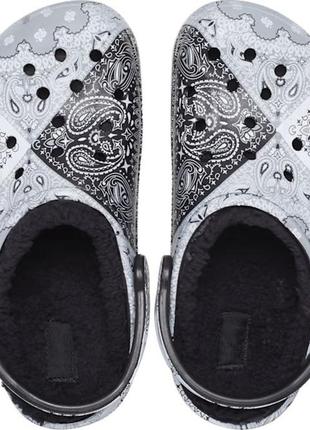 Сабо crocs baya printed lined, w7, w93 фото