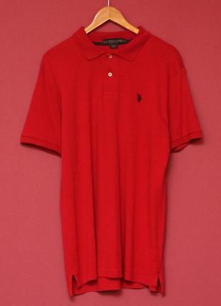 Us polo assn uspa l-xl поло из хлопка джерси1 фото