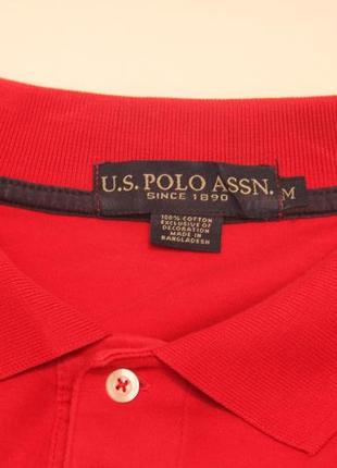 Us polo assn uspa l-xl поло из хлопка джерси3 фото