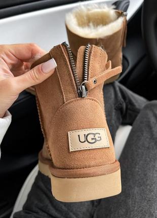 Уггі угги угг ugg mini chestnut zip3 фото