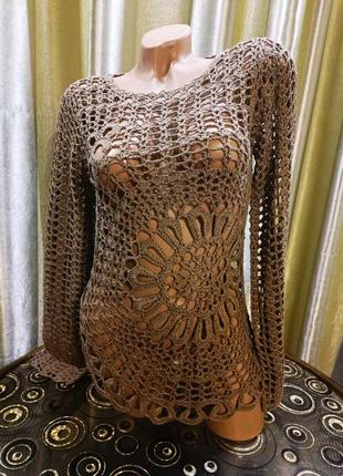 Вязаная  кофта