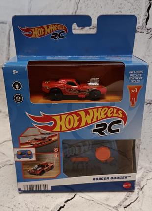 Hot wheels rc 1:64 scale rodger dodger  радіокерованні хотвілс трек4 фото