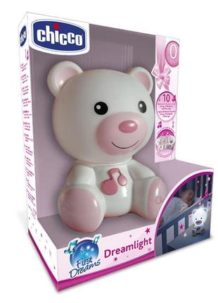 Нічник dreamlight chicco, рожевий2 фото