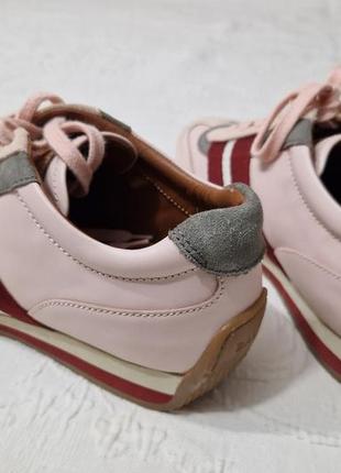 Жіночі шикарні оригінальні кросівки bally althea sneakers рожевий колір3 фото