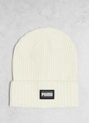 Шапка puma beanie in cream