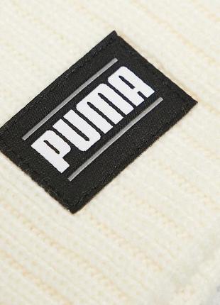 Шапка puma beanie in cream2 фото