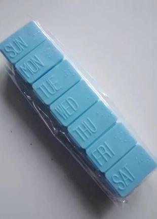 Таблетница, витаминница, органайзер для таблеток, кейс, контейнер (7 отделений)