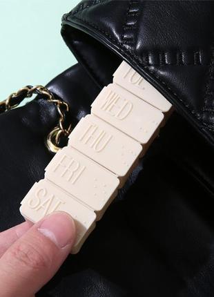 Таблетница, витаминница, органайзер для таблеток, кейс, контейнер (7 отделений)