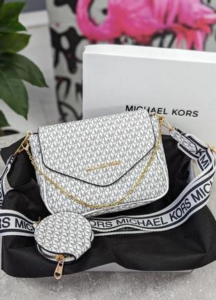 Женская сумка кросс-боди michael kors через плечо майкл корс3 фото