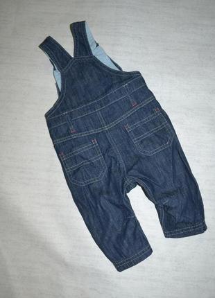 Дитячий джинсовий напівкомбінезон некст в ідеалі2 фото