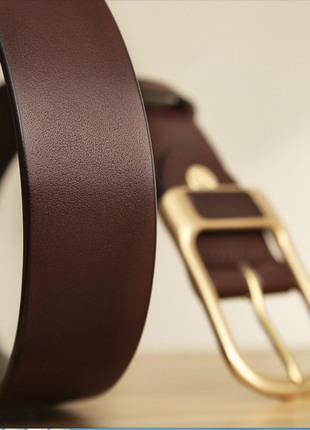 Кожаный ремень для джинсов. jifanpaul.