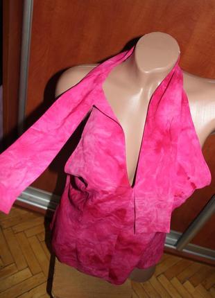 Блуза малинова рожева блузка майка dorothy perkins5 фото