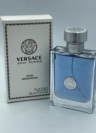 Туалетная вода для мужчин объем 100 мл в стиле versace pour homme