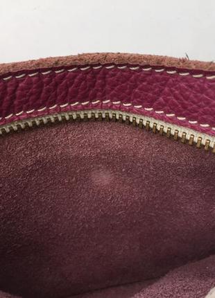 Кожаная оригинальная поясная сумка sofia c., натуральная кожа сумка на пояс косметичка5 фото