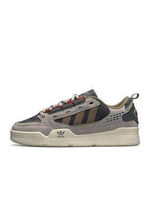 Мужские кроссовки адидас adidas originals adi2000 grey olive red