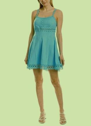 Charo ruiz ibiza сorto мini dress turquoise