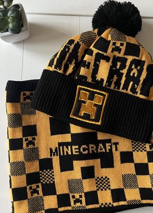 Останній! комплект майнкрафт шапка і хомут, набір minecraft на хлопчика