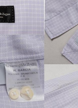 Ermenegildo zegna su misura regular fit shirt&nbsp;&nbsp;мужская рубашка
