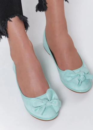 Новые балетки мягкие замшевые