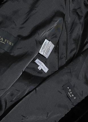 Стильная норковая шуба италия 🇮🇹 крой халат с поясом saga mink р.44 ит8 фото