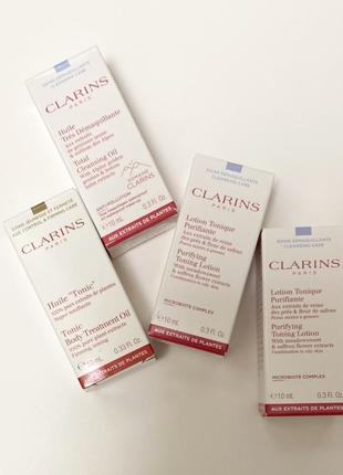 Набор миниатюр пробников clarins1 фото