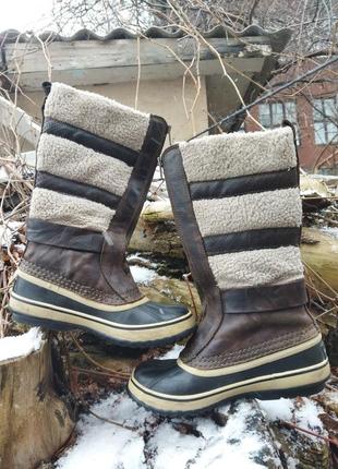 24 см тёплые сапоги зимние sorel by columbia сноубутсы снегоходы5 фото