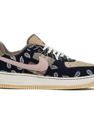 Мужские кроссовки nike air force 1 low x travis scott3 фото