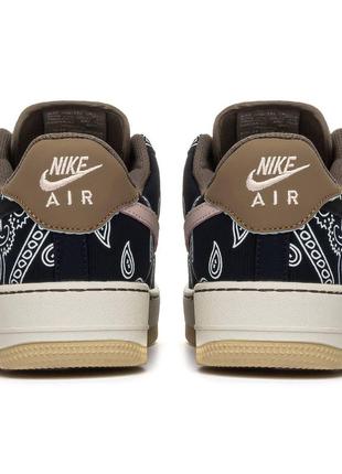 Мужские кроссовки nike air force 1 low x travis scott6 фото