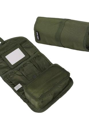 Сумка для туалетных приндлежностей mil-tec british toilet bag olive ll1 фото