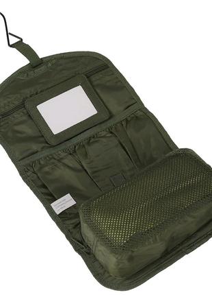 Сумка для туалетных приндлежностей mil-tec british toilet bag olive ll7 фото